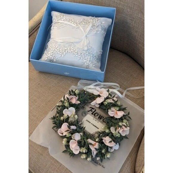 New Camellia Flower Crown Rose Headpiece Wedding Bridal Flower Girl - Picture 1 of 1